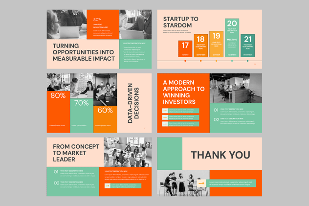 融资路演商业计划书PPT模板 - PPT派