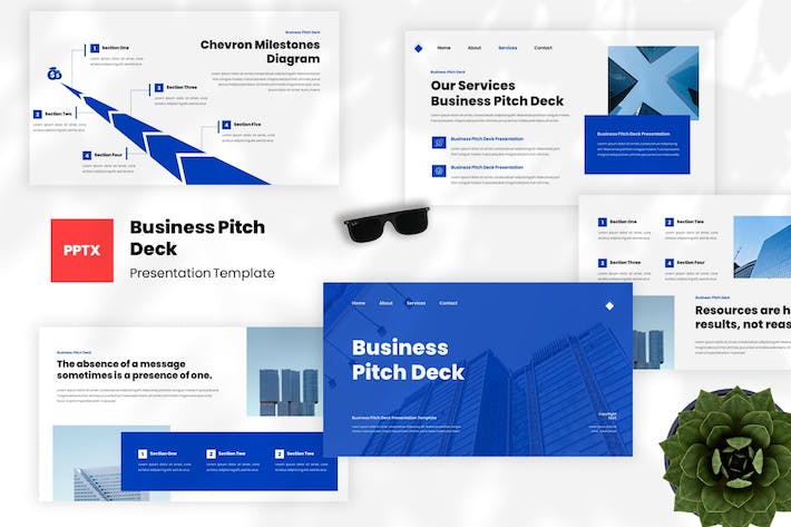 商务广告讲述展示营销传播推广PPT模板 - PPT派