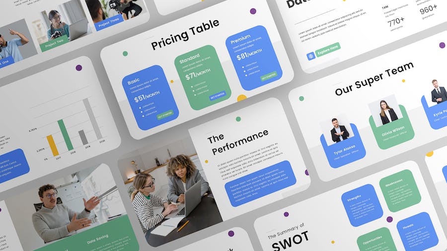 现代企业公司简介品牌推广Keynote模板 - PPT派
