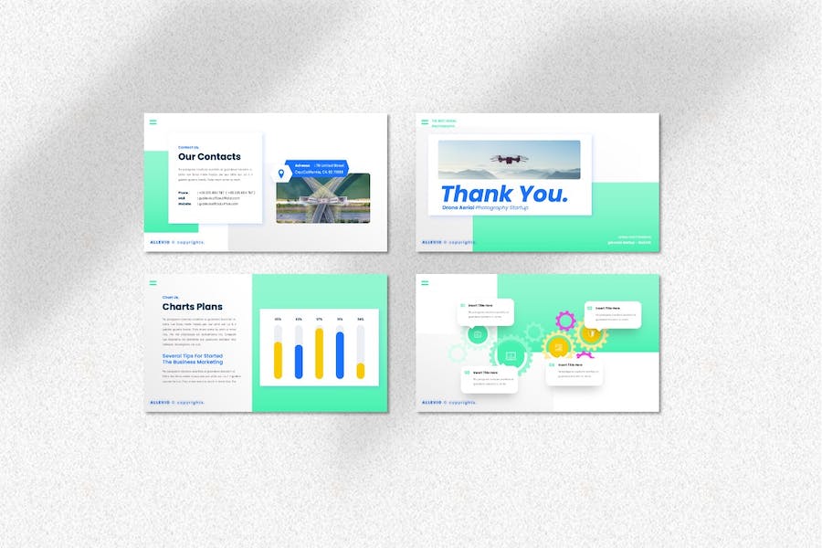 无人机航拍摄影技术应用PPT模板 - PPT派