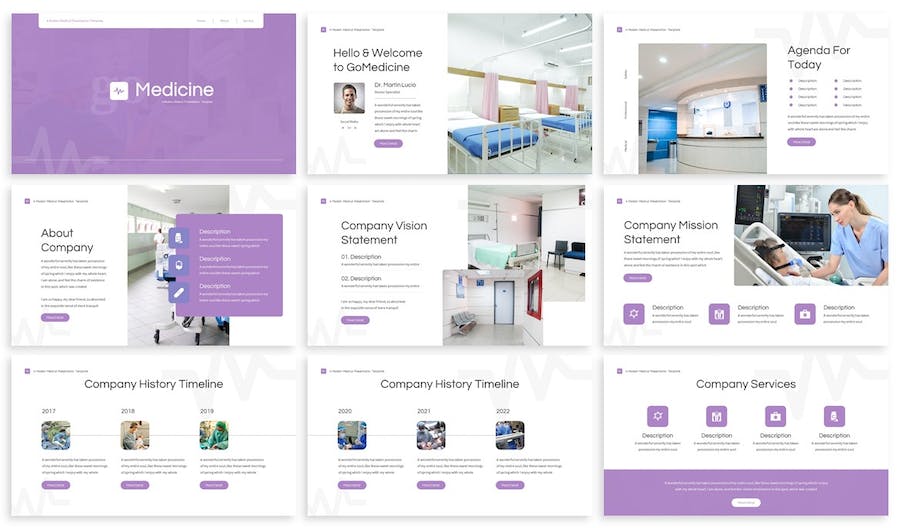 医疗健康管理知识宣传PPT模板 - PPT派