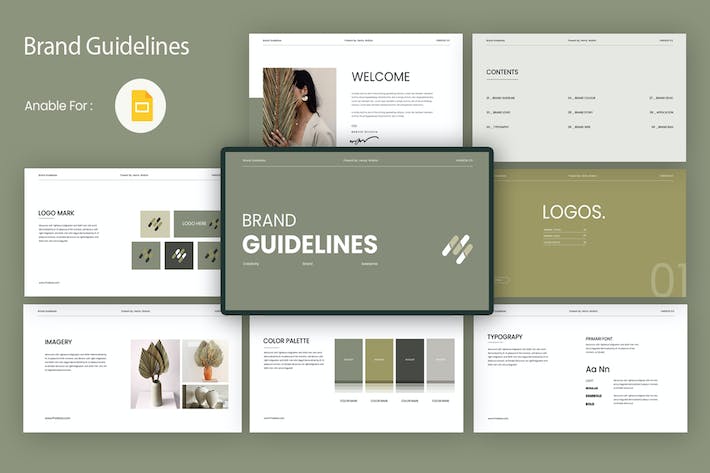 企业品牌视觉识别系统设计指南PPT模板 - PPT派