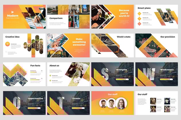 项目进展报告状态追踪信息图形方案PPT模板 - PPT派