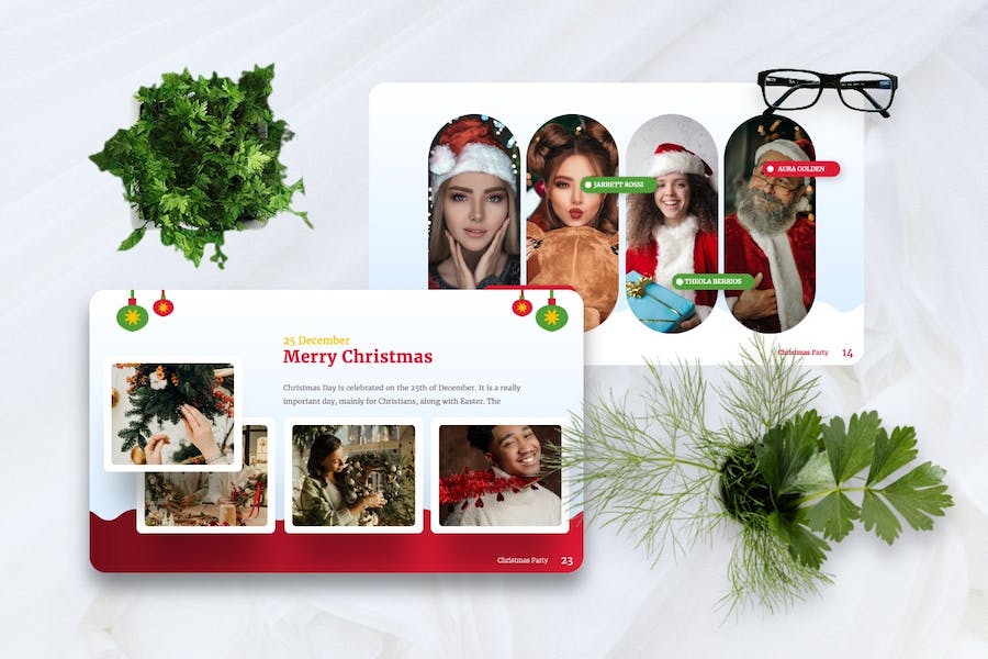 圣诞节主题演讲策划活动方案Keynote模板 - PPT派