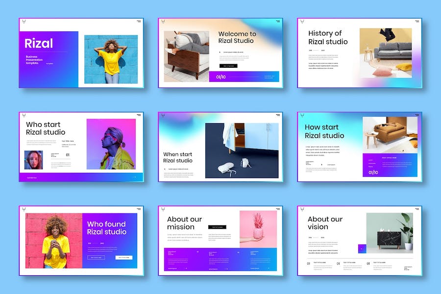 商务企业品牌策划营销推广方案Keynote模板 - PPT派