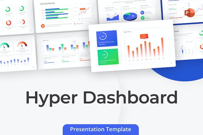 超级仪表板-仪表板-PowerPoint-模板 - PPT派