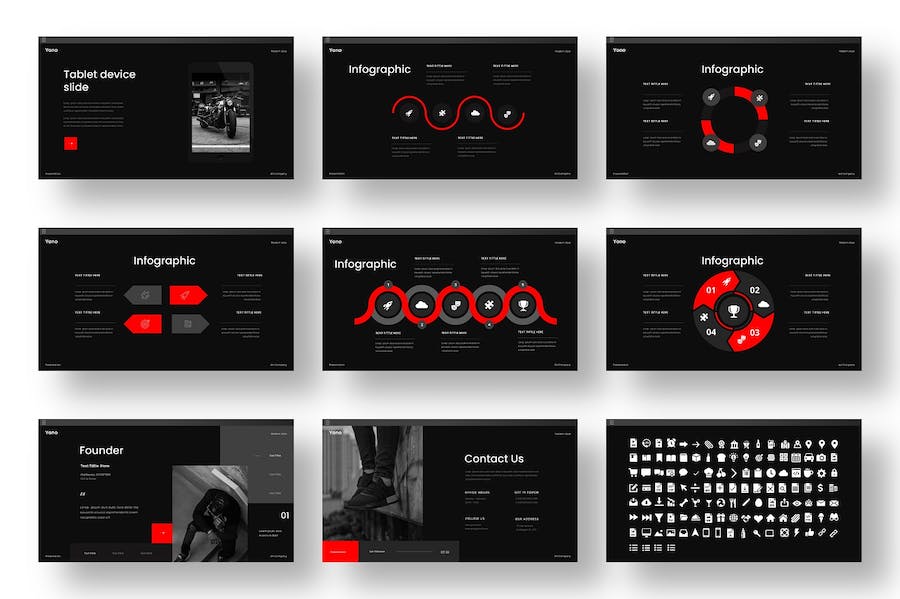 商务企业品牌形象展示Keynote模板 - PPT派