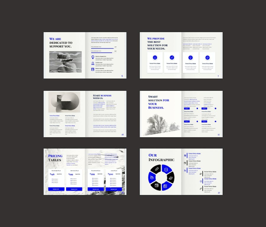 商业机构虹膜主题PPT模板 - PPT派