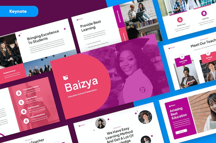 教育培训课程教学方案Keynote模板 - PPT派