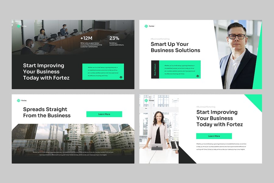 专业商务演示文稿Keynote模板 - PPT派