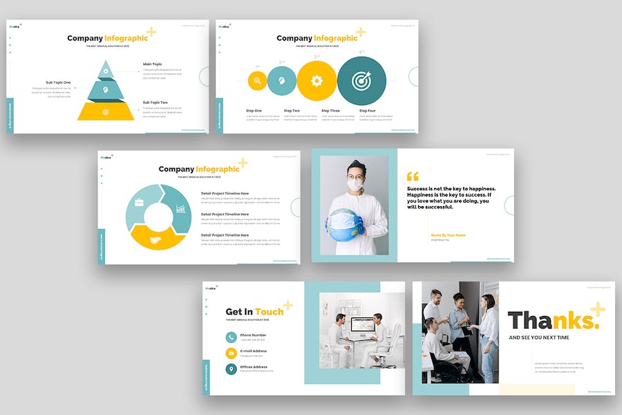 医疗医学健康诊疗服务推介专业知识传播展示PPT模板 - PPT派