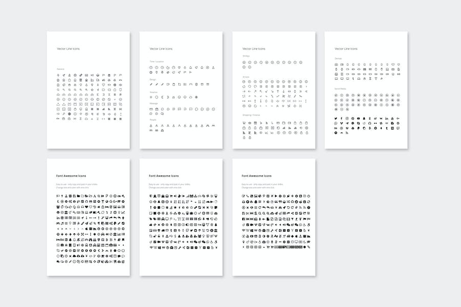 竖版排版商务演讲方案PPT模板 - PPT派