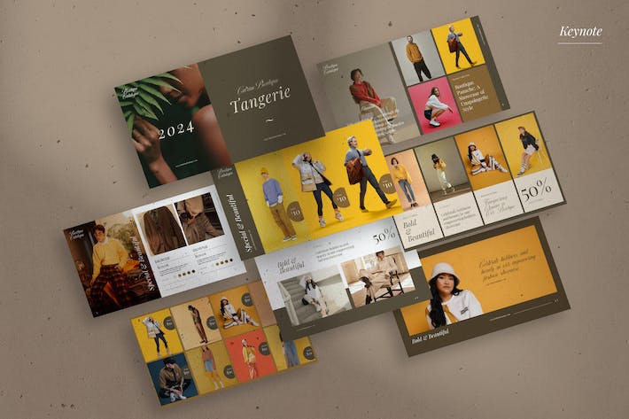 新年产品目录展示推介发布会Keynote模板 - PPT派