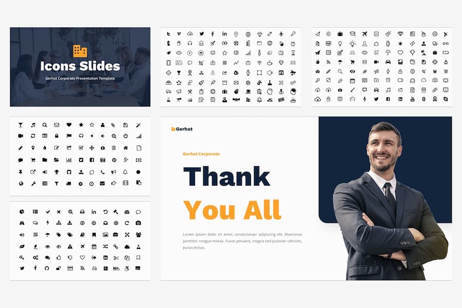 企业公司介绍组织架构业务展示Keynote模板 - PPT派