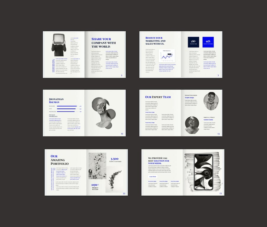 商业机构虹膜主题PPT模板 - PPT派