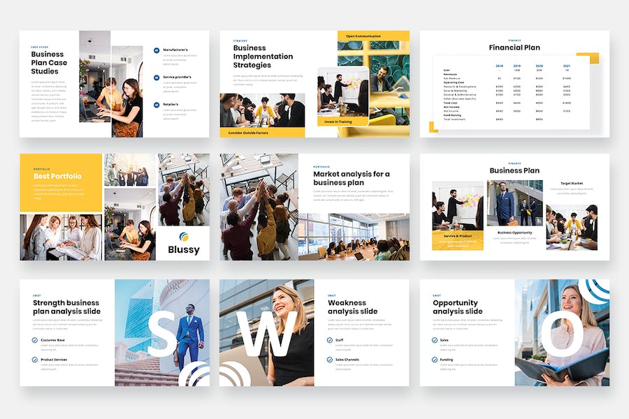 企业年度业务计划Keynote模板 - PPT派
