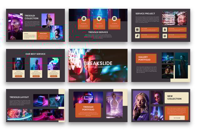 创意品牌推广宣传展示PPT模板 - PPT派