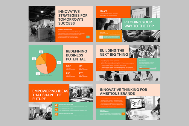 融资路演商业计划书PPT模板 - PPT派