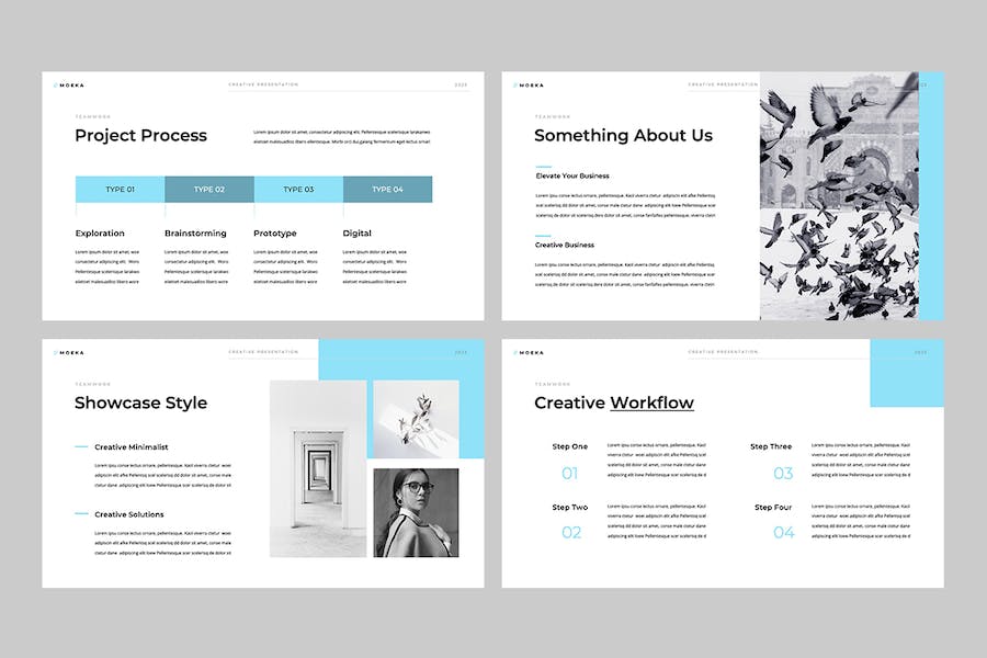 极简设计商务演讲方案PPT模板 - PPT派