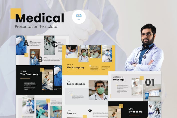 医疗诊疗知识讲述Keynote模板 - PPT派