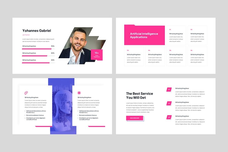 人工智能智能系统应用PPT模板 - PPT派