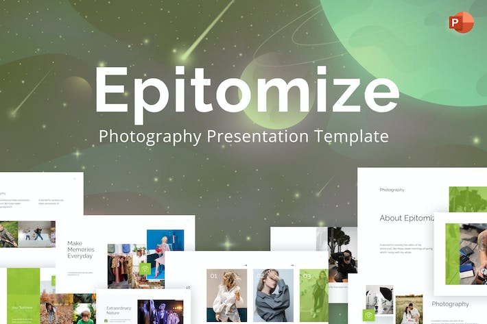 Epitomize-green-photography-powerpoint-template - PPT派