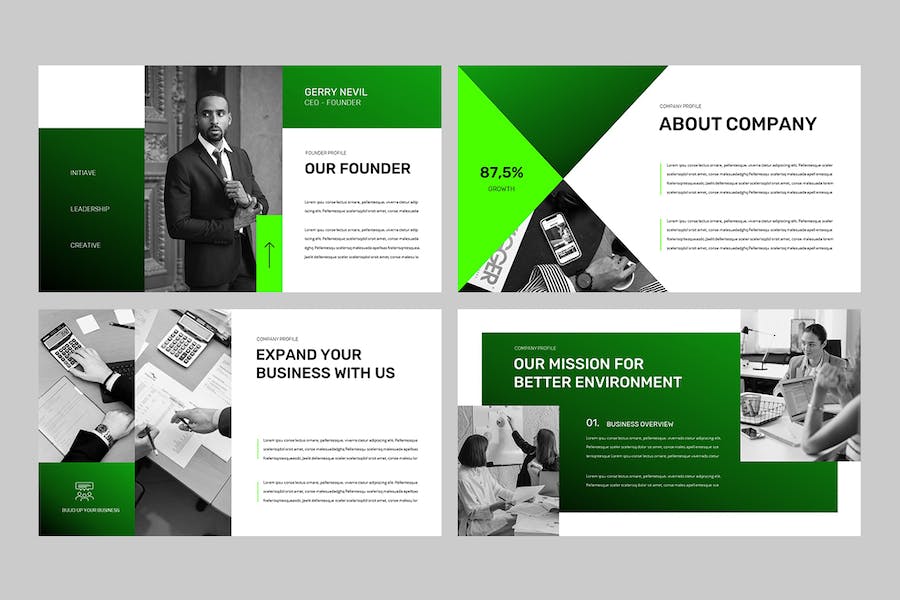 企业商务项目融资路演推介Keynote模板 - PPT派