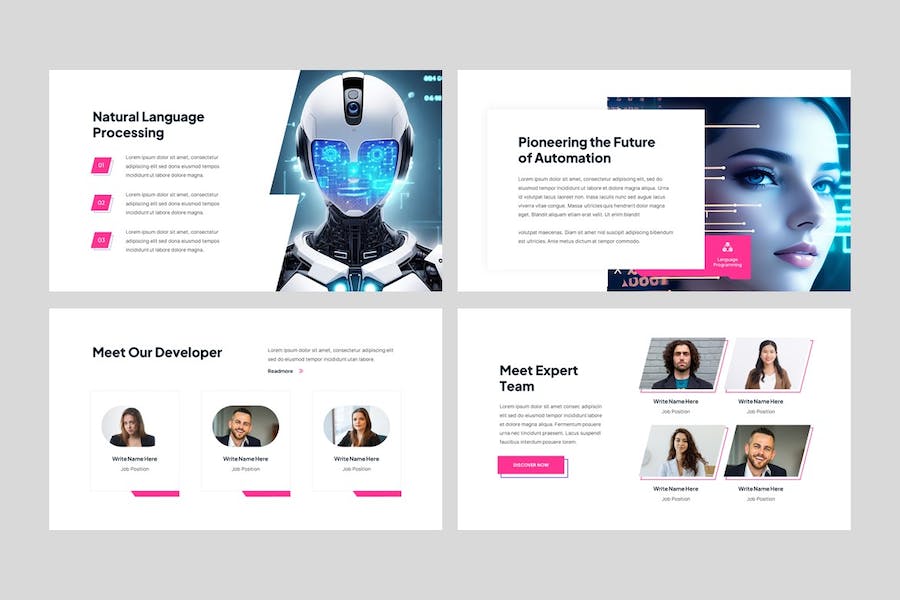 人工智能智能系统应用PPT模板 - PPT派