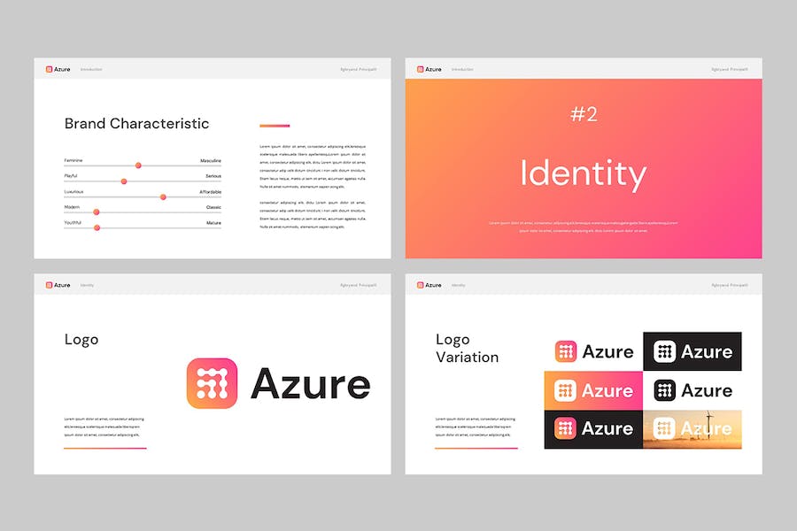 品牌形象设计指南规范Keynote模板 - PPT派