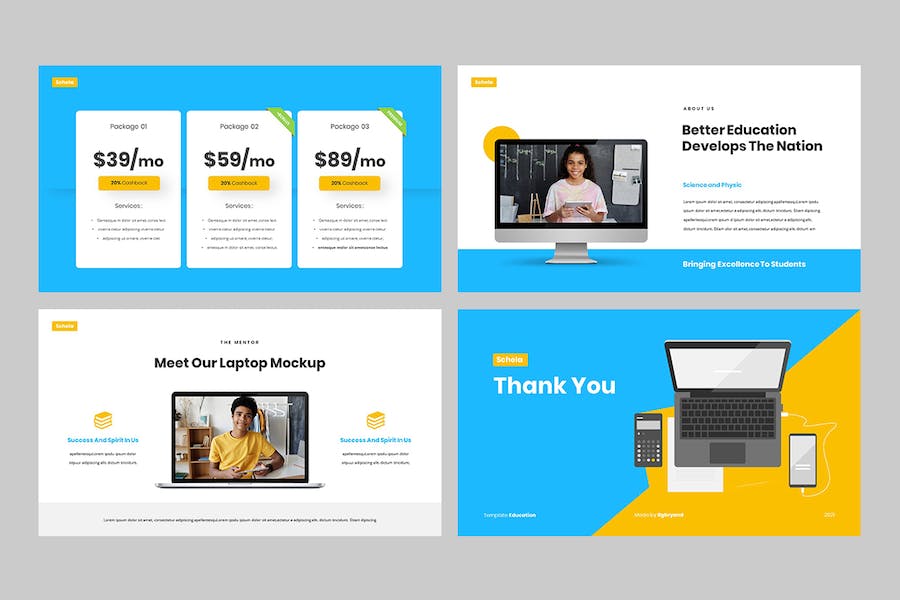 在线教育培训课程教学方案Keynote模板 - PPT派