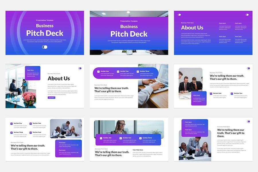 商务品牌基调战略讲述Keynote模板 - PPT派