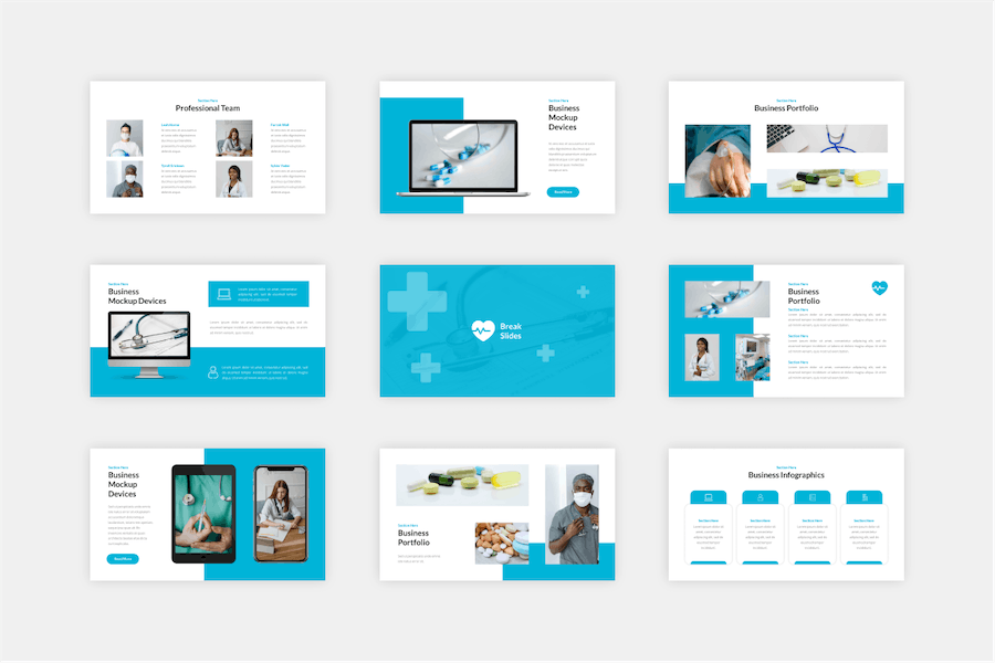 医疗管理系统应用方案PPT模板 - PPT派