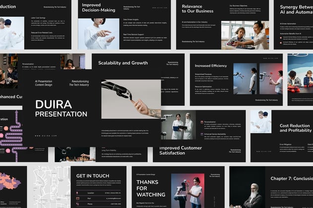 人工智能技术科技创新Keynote模板 - PPT派