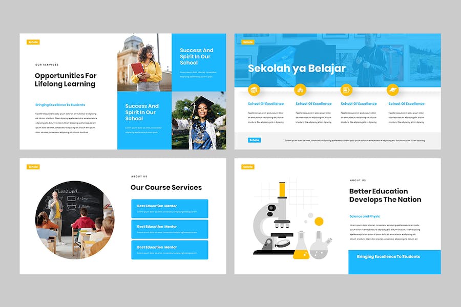 在线教育培训课程教学方案Keynote模板 - PPT派