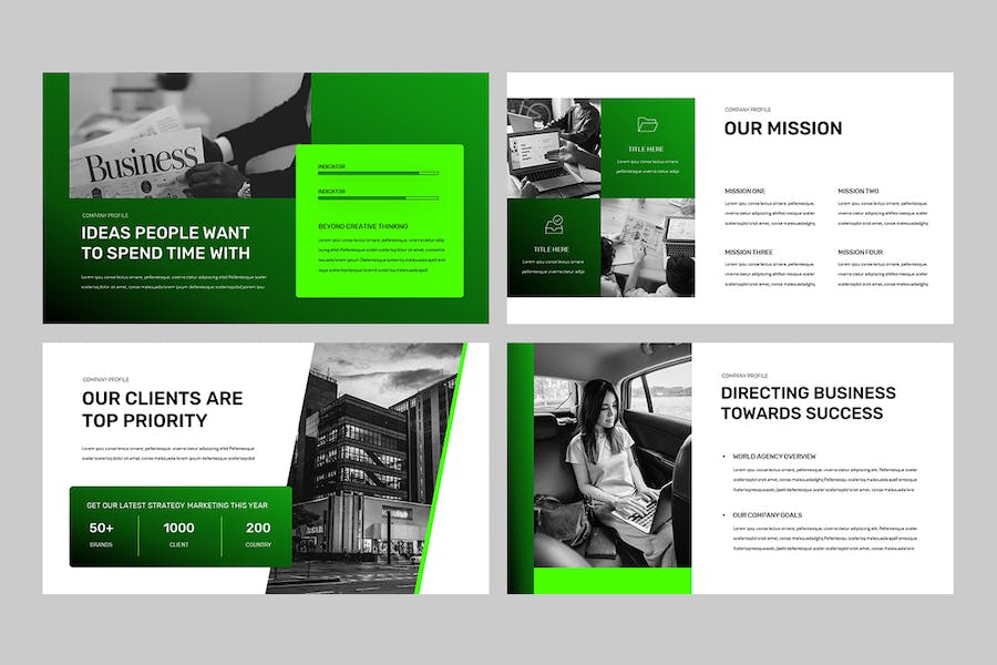 企业商务项目融资路演推介Keynote模板 - PPT派