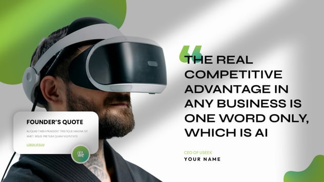 人工智能创业融资计划书Keynote模板 - PPT派