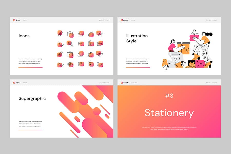 品牌形象设计指南规范Keynote模板 - PPT派