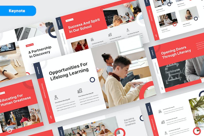 优质教育培训机构课程展示Keynote模板 - PPT派