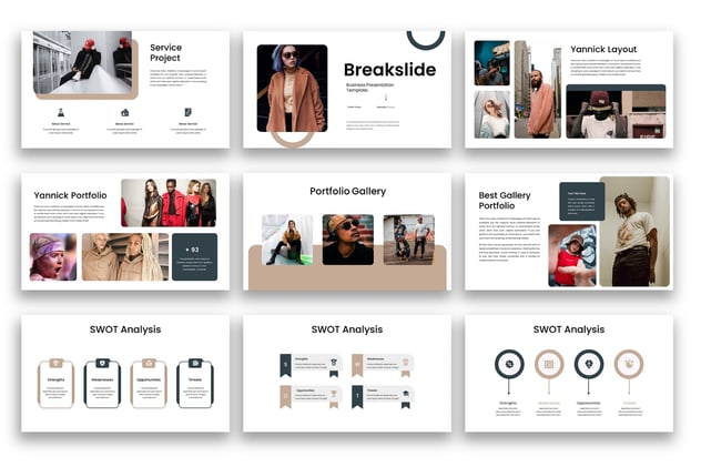 商务团队管理协作演讲Keynote模板 - PPT派