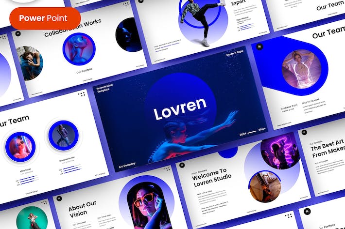 时尚品牌商务推广企业宣传PPT模板 - PPT派