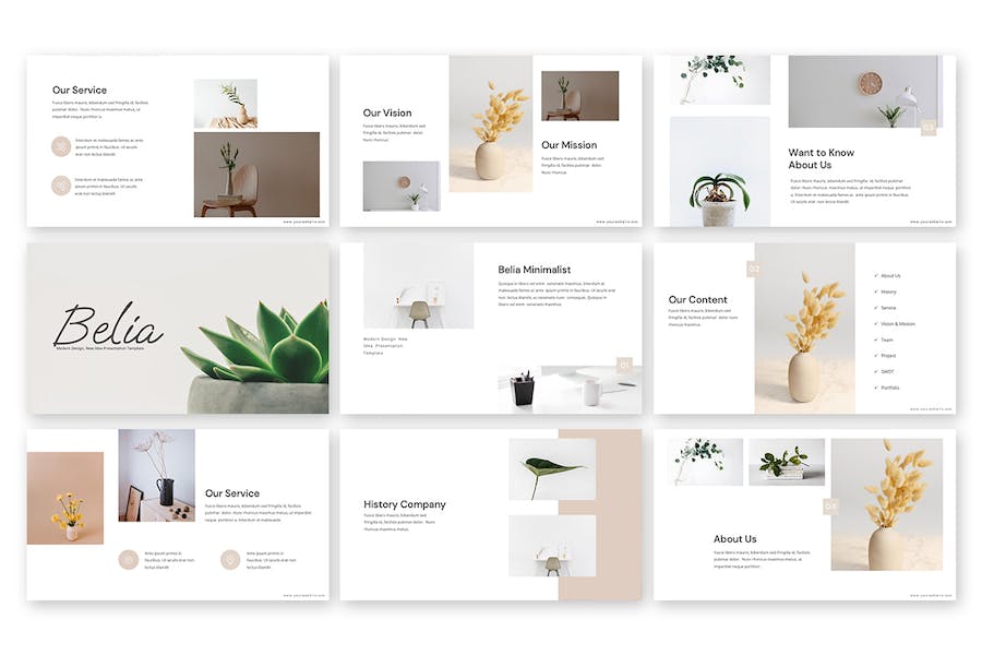 极简主义商务演讲展示Keynote模板 - PPT派