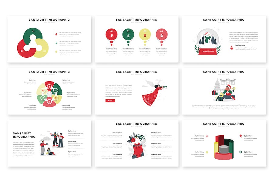 商业数据信息图表可视化PPT模板 - PPT派