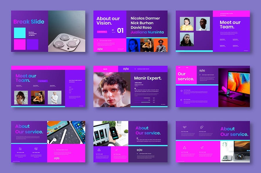 商务业务融资计划书Keynote模板 - PPT派