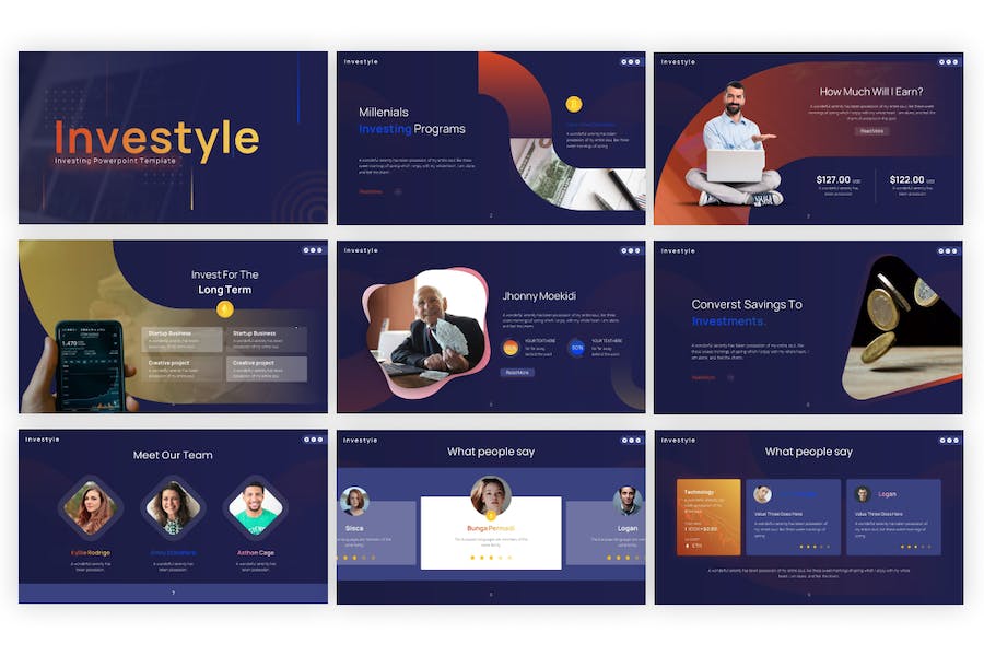 Investyle-investing-modern-powerpoint-template - PPT派