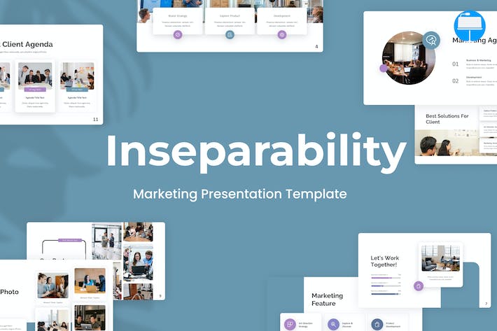 Inseparability-blue-creative-marketing-keynote- PPT派