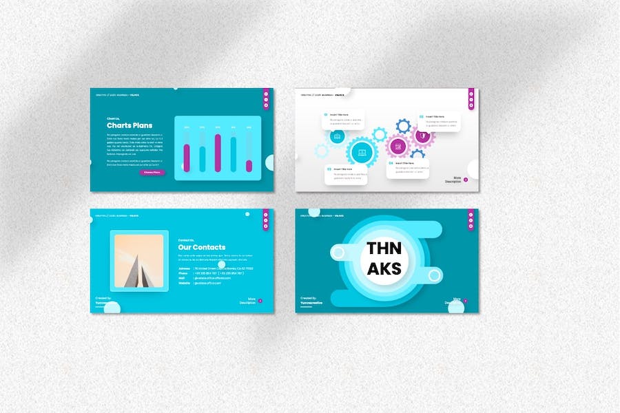 企业品牌宣传天鹅绒质感PPT模板 - PPT派