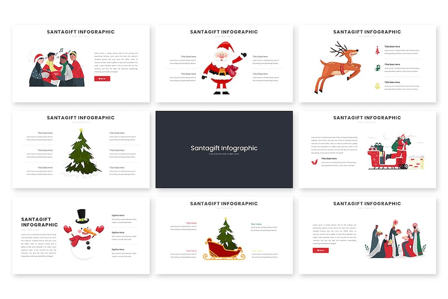 商业数据信息图表可视化PPT模板 - PPT派