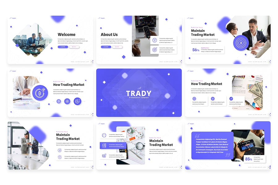 商业贸易交易融资方案PPT模板 - PPT派