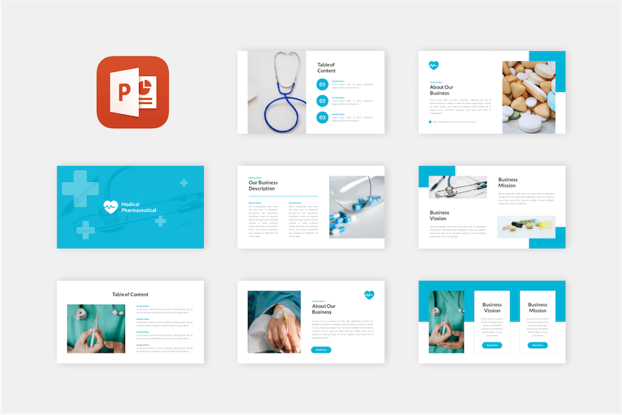医疗管理系统应用方案PPT模板 - PPT派