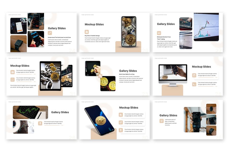 蓝色商务交易流程演示PPT模板 - PPT派